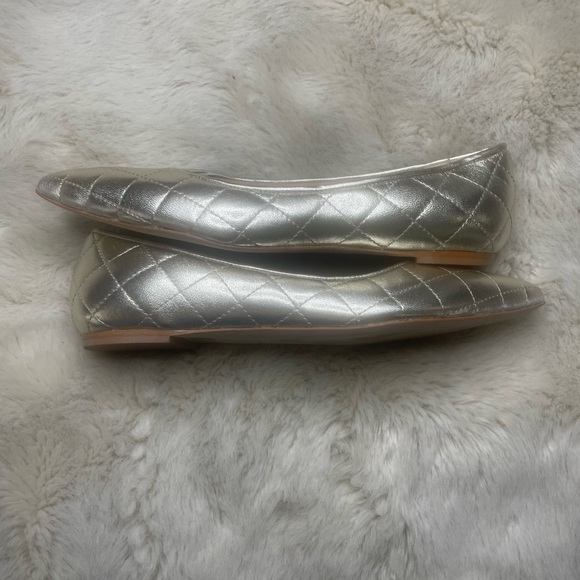 COPY - Bruno Magli Quilted Metallic Ballet Flats - Picture 2 of 5